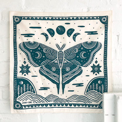 Luna Moth Bandana