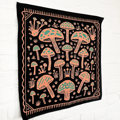 Field of Mushrooms Bandana