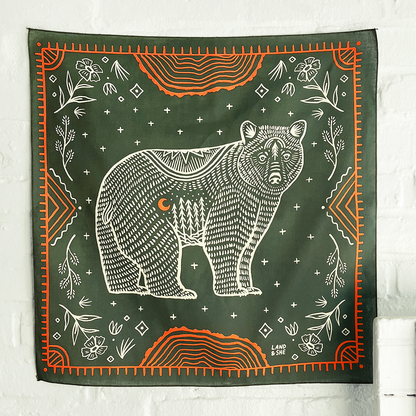 Pine Bear Bandana