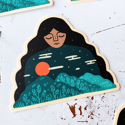 Lady of the Valley Sticker